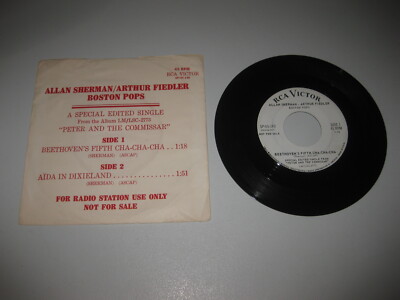 ALLAN SHERMAN/BOSTON POPS 45 Beethoven's 5th Cha-Cha/Aida in Dixieland 