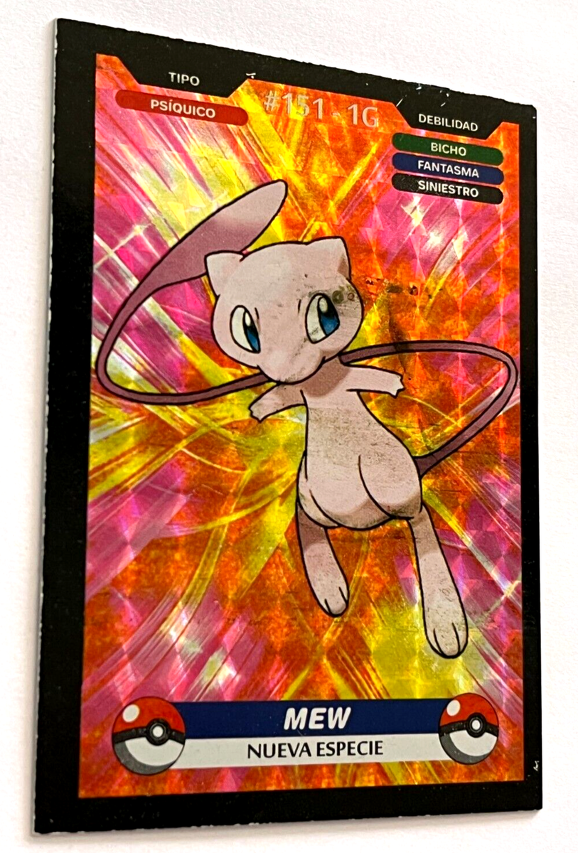 2025 POKEMON KANTO CREALASER TCG Card #151 MEW Peru Edition Foil