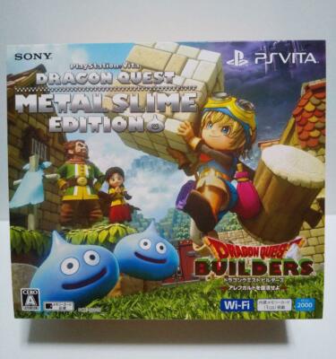 Playstation PS VITA Dragon Quest Builders Metal Slime Edition Game