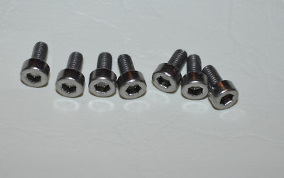 7 Saiten Edelstahl Floyd Rose Brücke Sattelschrauben Made in Italy 