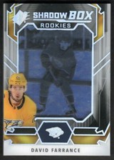 2021-22 SPx Shadow Box David Farrance Rookie #SB-15 Nashville Predators