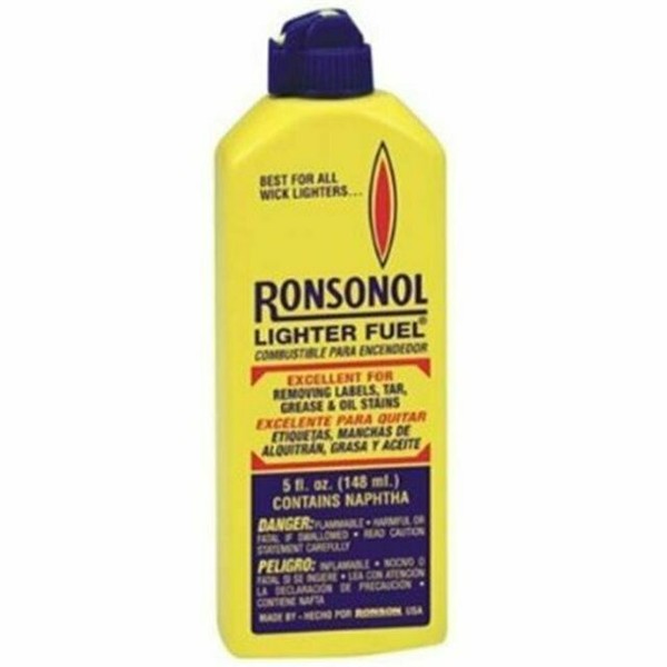 Vintage Ronsonol Lighter Fuel Fluid 5 Oz Plastic Bottle for sale online
