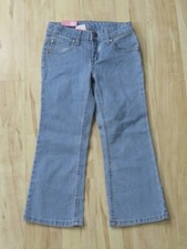 New Girls Sonoma Life  Style Glitter Denim Light Blue Jean Pants Bootcut Size 5