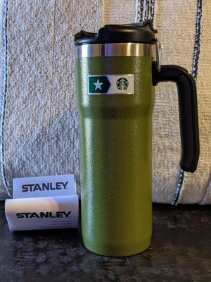 starbucks army green tumbler