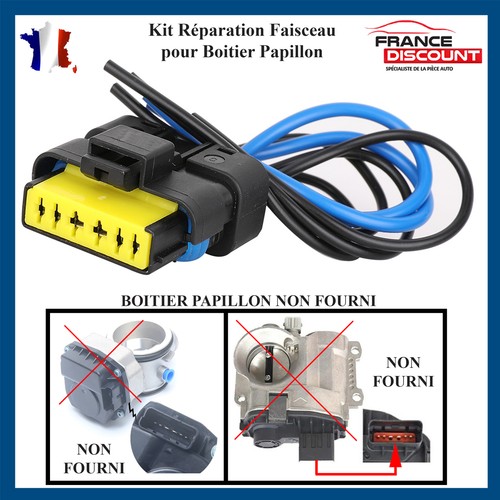 Prise Branchement Boitier Papillon Compatible Renault Laguna 2 1.6 1.8 2.0 16V - Imagen 2 de 10