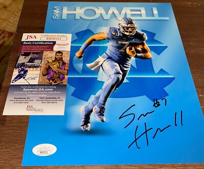Sam Howell Signig With Sam Howell UNC Tar Heels Autographed Signed 8x10 Photo JSA COA N | eBay
