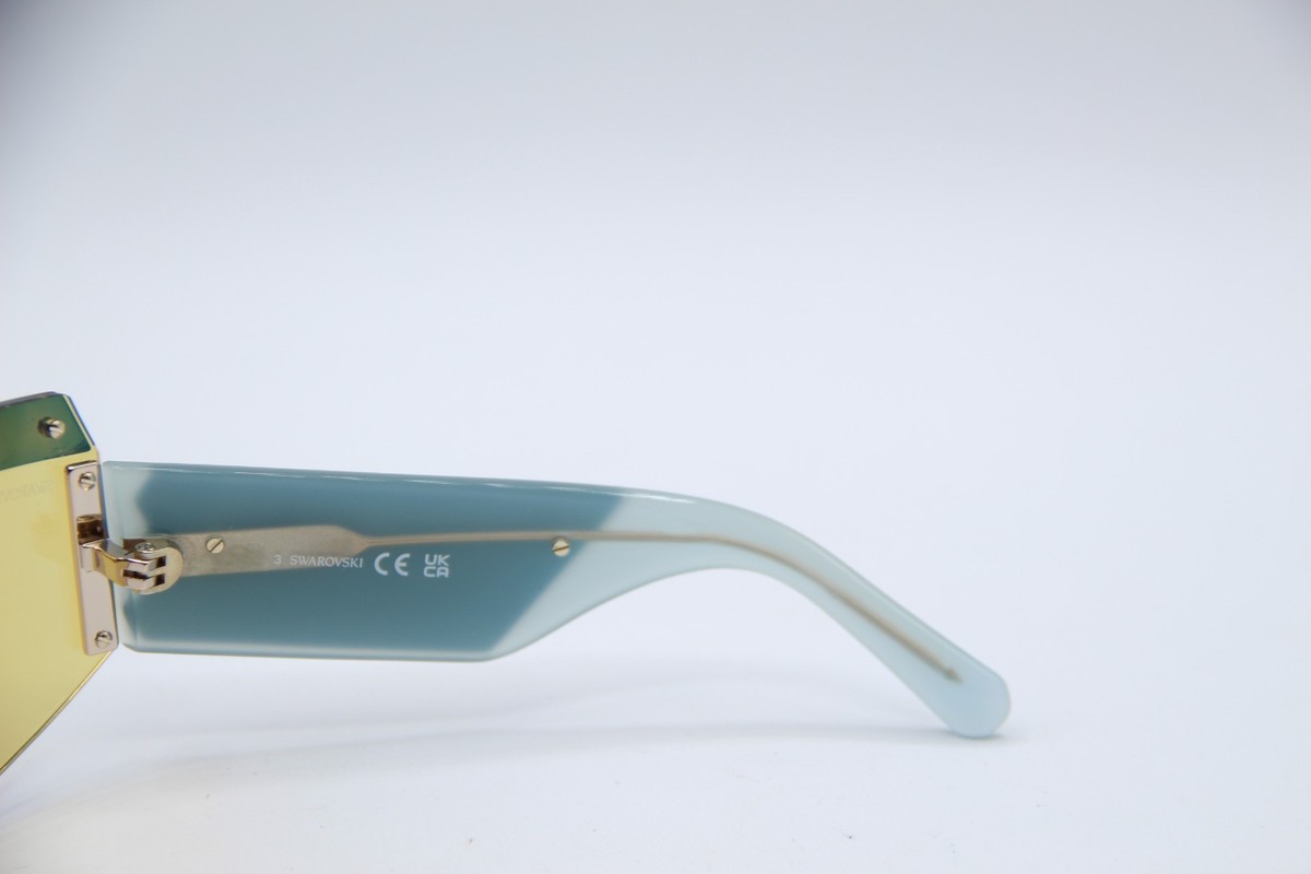 NEW SWAROVSKI SK 363 30X GOLD BLUE AUTHENTIC FRAMES SUNGLASSES 145