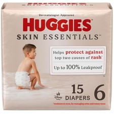 Huggies Size 6 Diapers, Skin Essentials Baby 6 6, White