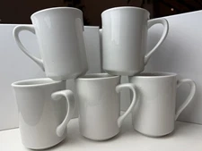 M Ware Restaurant Ware Heavy Duty Diner Coffee Mugs, Set Of 5