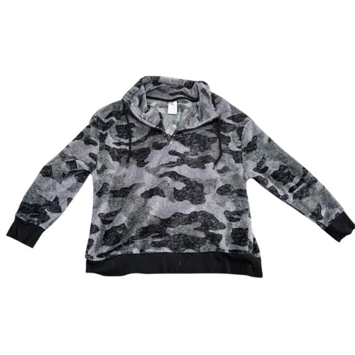 UNDERCOVER Felpa da donna Secret Treasures mimetica in peluche lounge taglia large