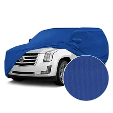 For Dodge Ramcharger 75-93 Satin Stretch Indoor Grabber Blue Custom Car Cover