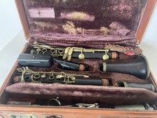 D. Noblet Clarinet Wood with Lifton Case Complete Paris France Vintage 7873