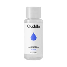 Cuddle Water-Based Lubricant 8oz | Long Lasting Lube | No Scent | Toy Safe USA