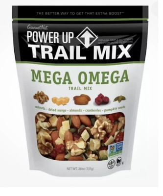 Power Up Premium Trail Mix. Mega Omega, 26 Ounce
