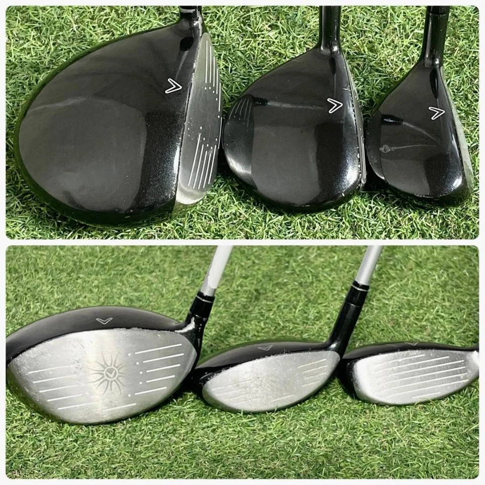 Ladies Callaway Solaire Club Set 1W 5W 6H 7i 9i Pw Sw PT 8pc RH Women Graphite - Image 3 of 4