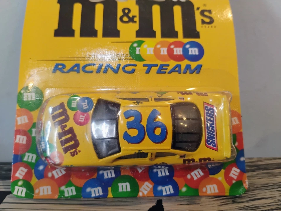 ⚡ Racing Champions NASCAR 1/64 diecast #36 M&M Snickers Ken Schrader 2002 NIP - Image 2 of 4