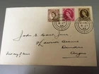 GB STAMPS RARE FIRST DAY COVER 1953 WILDING DEFINITIVES