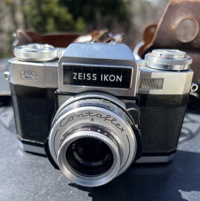 CONTAFLEX ZEISS IKON 35mm 判2眼カメラ #1036 Zeiss Ikon Contaflex II 35mm SLR Film Camera with Tessar 45mm f
