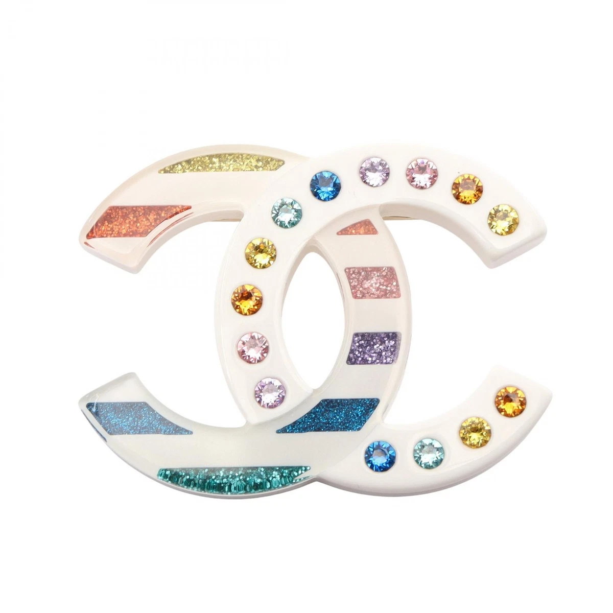 CHANEL White Fashion Brooches & Pins for sale | eBay
