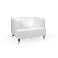 WeißEr Sessel Fernsehsessel Lounge Einsitzer Wohnzimmer Club Relaxsessel