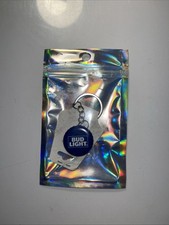 Bud Light Bottle Cap Keychain 