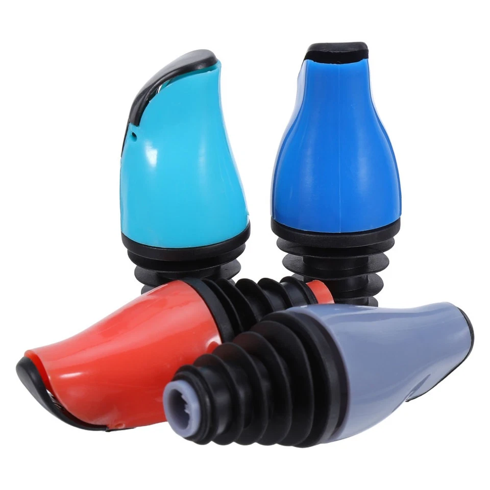  4 Stück Automatisches Öffnen und Schließen von Ölflaschenausgießer Olivenausgießer für