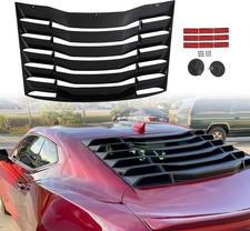 Rear Window Louver Compatible with 2016-2023 Chevy Camaro Rear Windshield