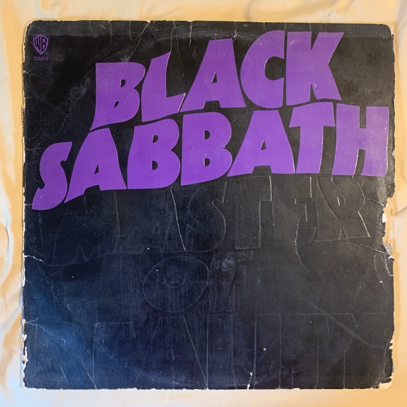 Black Sabbath Master of Reality Vinyl LP Record Album 1st Pressing BEATER COPY