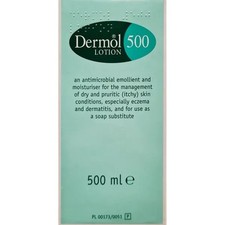 Dermol 500 Lotion | Moisturiser, Soap Substitute,  Antimicrobial Emollient