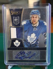 2013 PANINI SELECT LEO KOMAROV 262 NRMT RC PATCH,  AUTOGRAPH PRIME 9/50 LEAFS