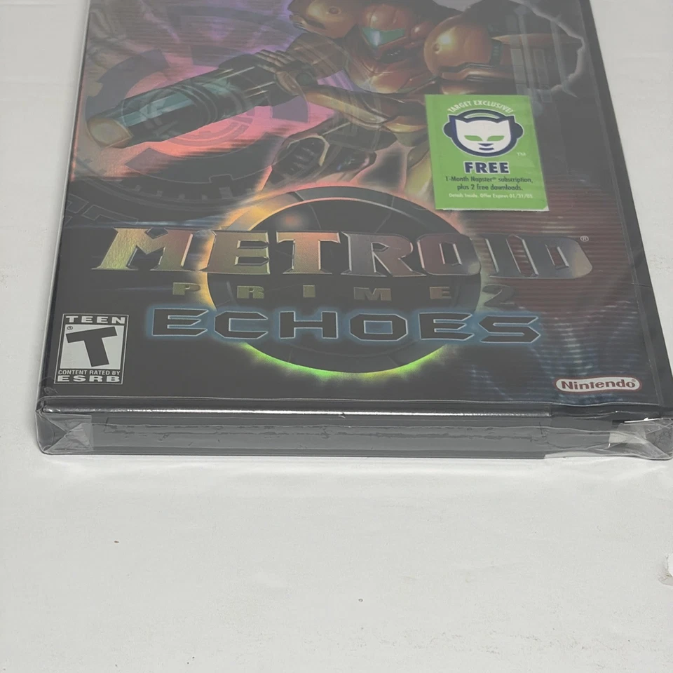 Metroid Prime 2 Echoes (Nintendo GameCube, 2004) SEALED - Image 4 of 4