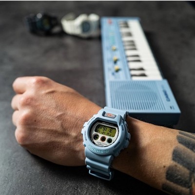 Rare Casio G-Shock 6900-PT1 by John Mayer Digital Blue Resin Men's Watch