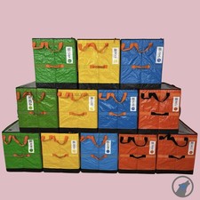  12 AMAZON COURIER LARGE DELIVERY STORAGE BAGS 28x24x20 MIX LOT OF 12 TOTES