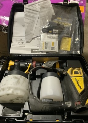   Wagner Flexio 3500 Handheld HVLP Paint Sprayer For Paint & Stain, Good 