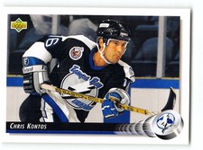 Chris Kontos 1992-93 Tampa Bay Lightning Card