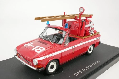 DAF 46 Fire Engine 1974 Red 1/43 Autocult 12020