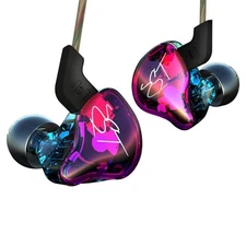 Easy KZ ZST Colorful Hybrid Banlance Armature with Dynamic in-Ear Earphone 1B...