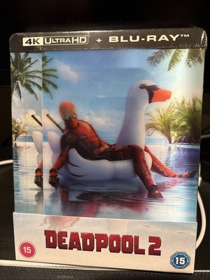 Deadpool 2 (Exclusive Lenticular Steelbook) [4K Ultra HD + Blu-ray] BRAND NEW!