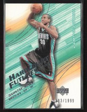Dahntay Jones 2003-04 Upper Deck Hardcourt #104 /1999 Memphis Grizzlies