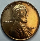 1940 Uncirculated Lincoln Wheat Cent Exact Coin Imaged #LWC1814
