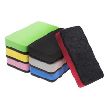 7 Pcs White Board Eraser Dry Cleaner Wipes Office Whiteboard Erasers