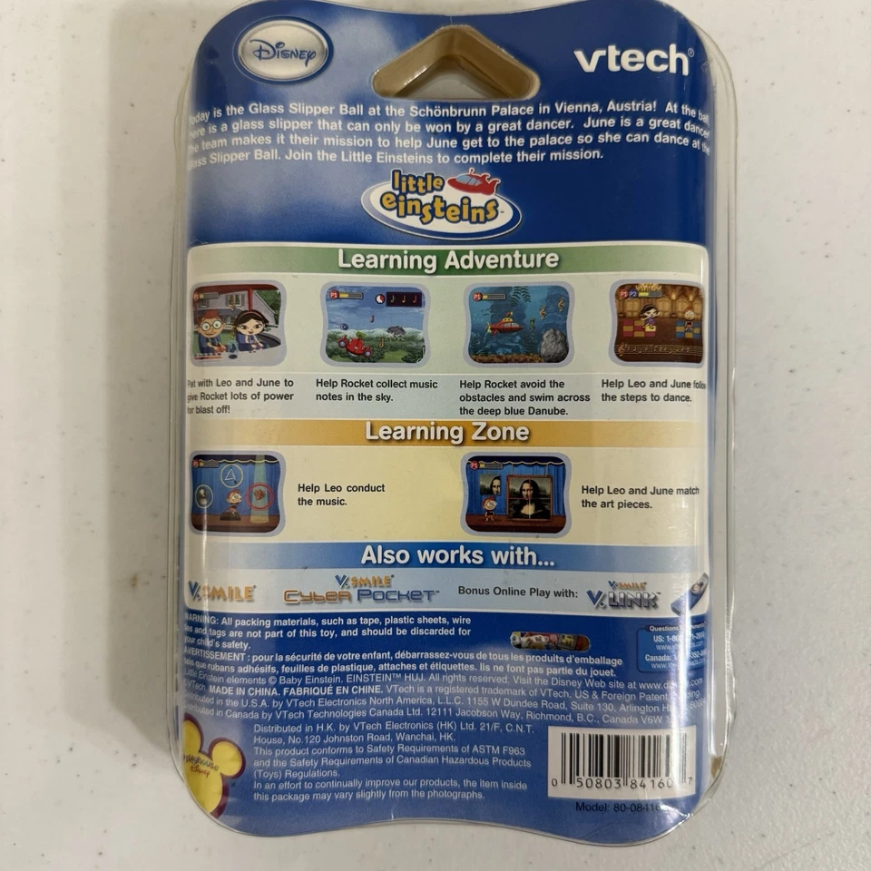 Vtech VSmile Motion Active Learning Disney Little Einsteins Ages 3-5 NEW SEALED - Image 2 of 2