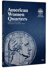 Whitman Coin Folder 4986 American Women Quarter 2022-2025 PD Album Book 25 cent