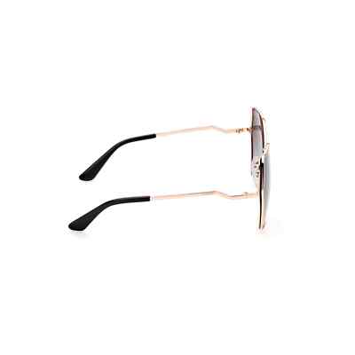 Guess GU7843 28B Rose Gold Black Glossy Cat Eye Metal  display picture 3