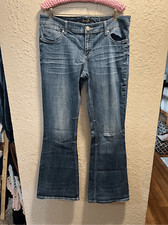 Seven7 Flare Blue Jeans Woman  s Size 12 - Minor Wear/Flaws
