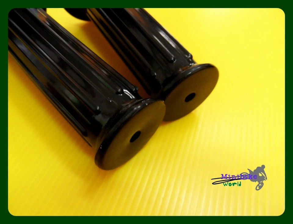 Fit Suzuki GP100 GP125 TS100 TS125 Black Hand Grip Set **mi3302** Foto 4 de 4