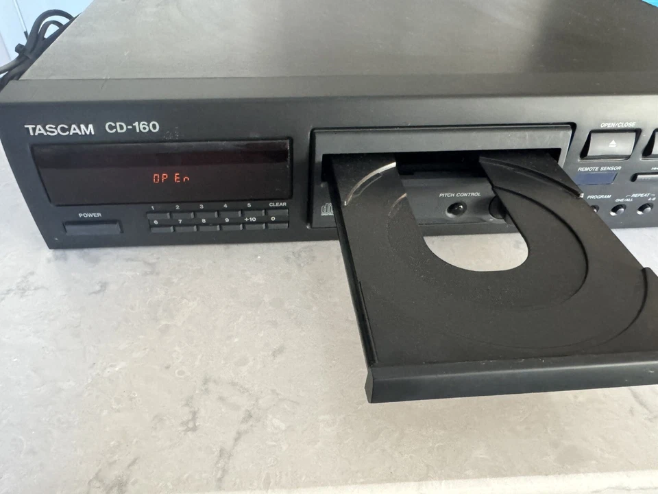 TASCAM CD-160 CD Player 🎶 FOR PARTS - As Is - Power Cord Attached (Not Cut) - Image 4 of 4