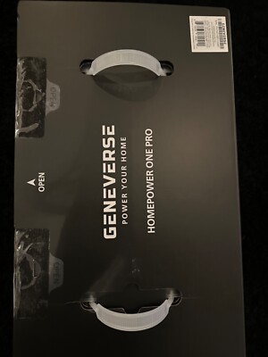 Geneverse Portable Power Station Battery - Solar Panel Capable