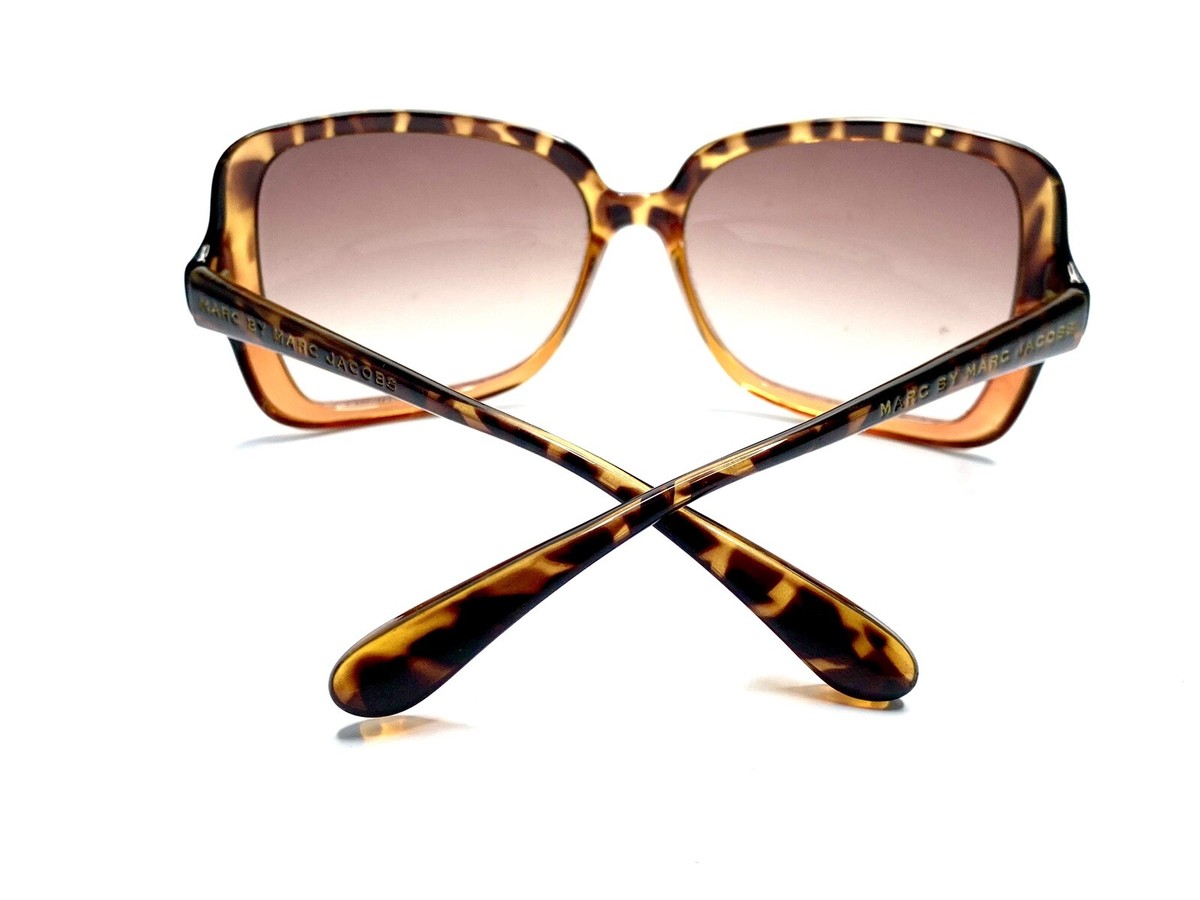 Marc Jacobs Large Square Sunglasses in Tortoise Brown Marc Jacobs Square Sunglasses - Tortoise + Gold / Brown  main image 2
