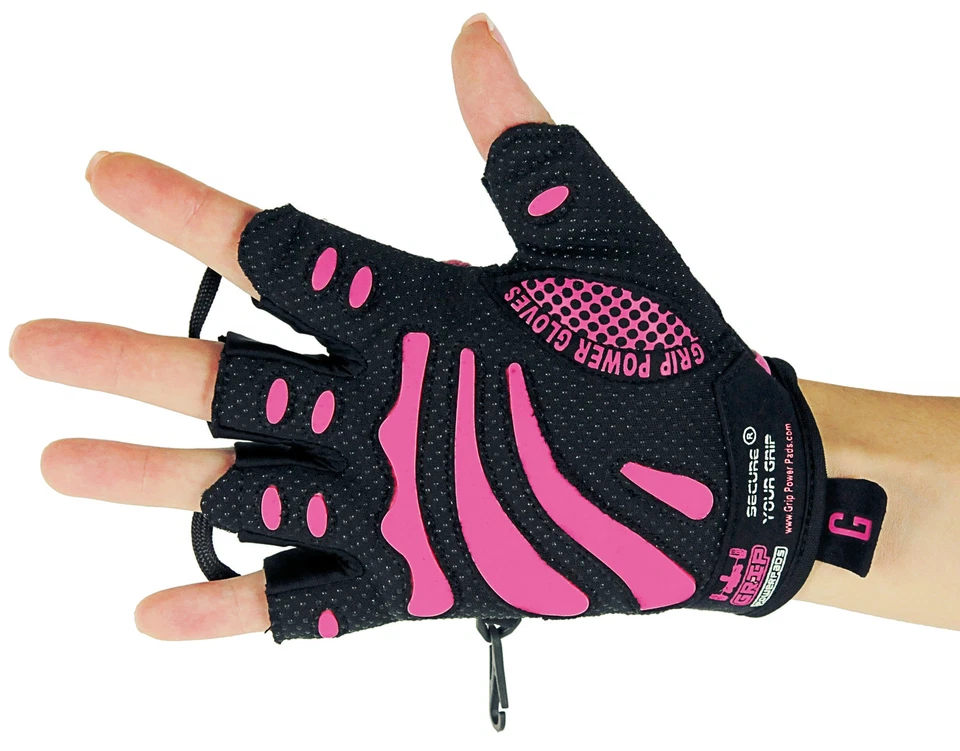  WOMEN'S FIT WEIGHT LIFTING MIMI GLOVES Ladies Gym Workout Cross Training PINK  - Image 3 of 4